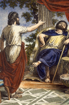 Dion presents Plato to Dionysius
