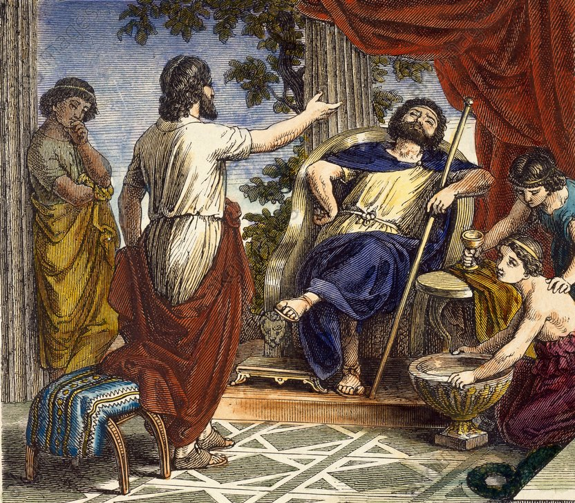 Dion presents Plato to Dionysius