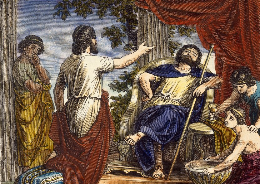 Dion presenting Plato to Dionysius of Syracuse